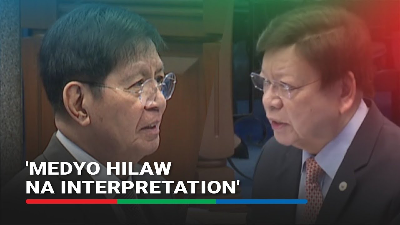 Usapang 'hilaw': Lacson ibinalik ang puna ni Marcoleta sa kanya | ABS-CBN News