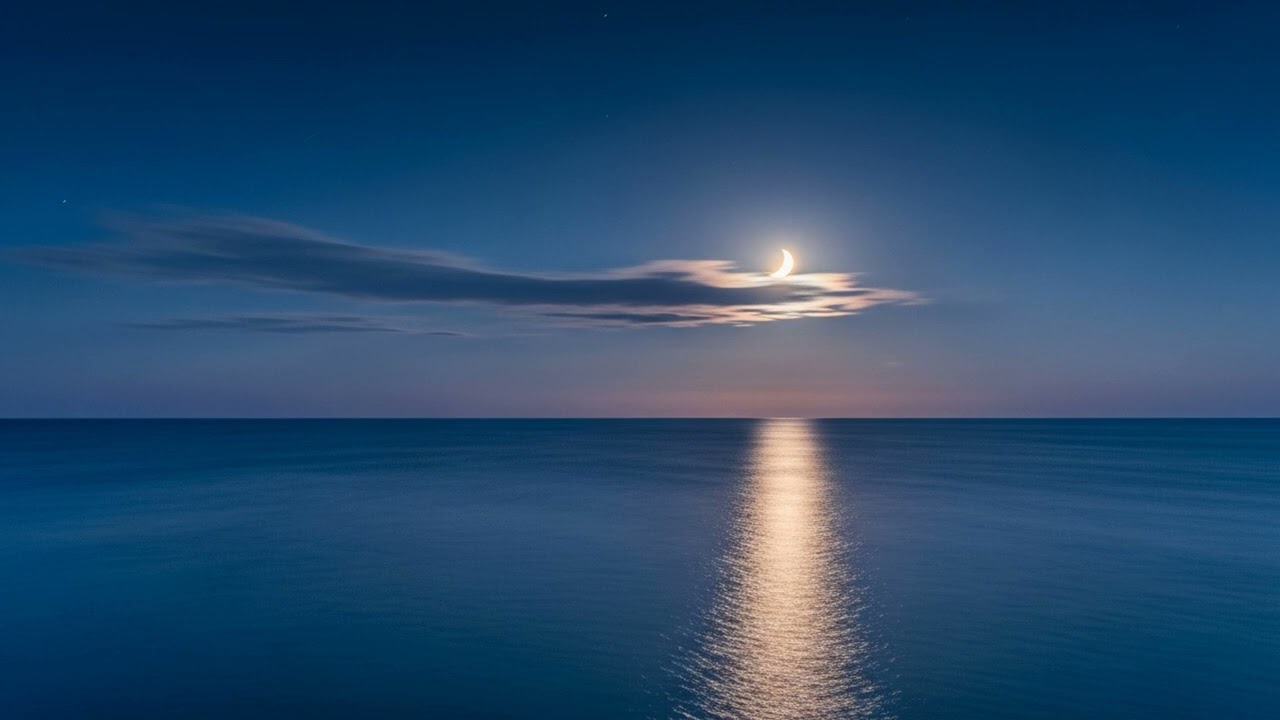 Silver Path on Water 🌊 Long Calm Session