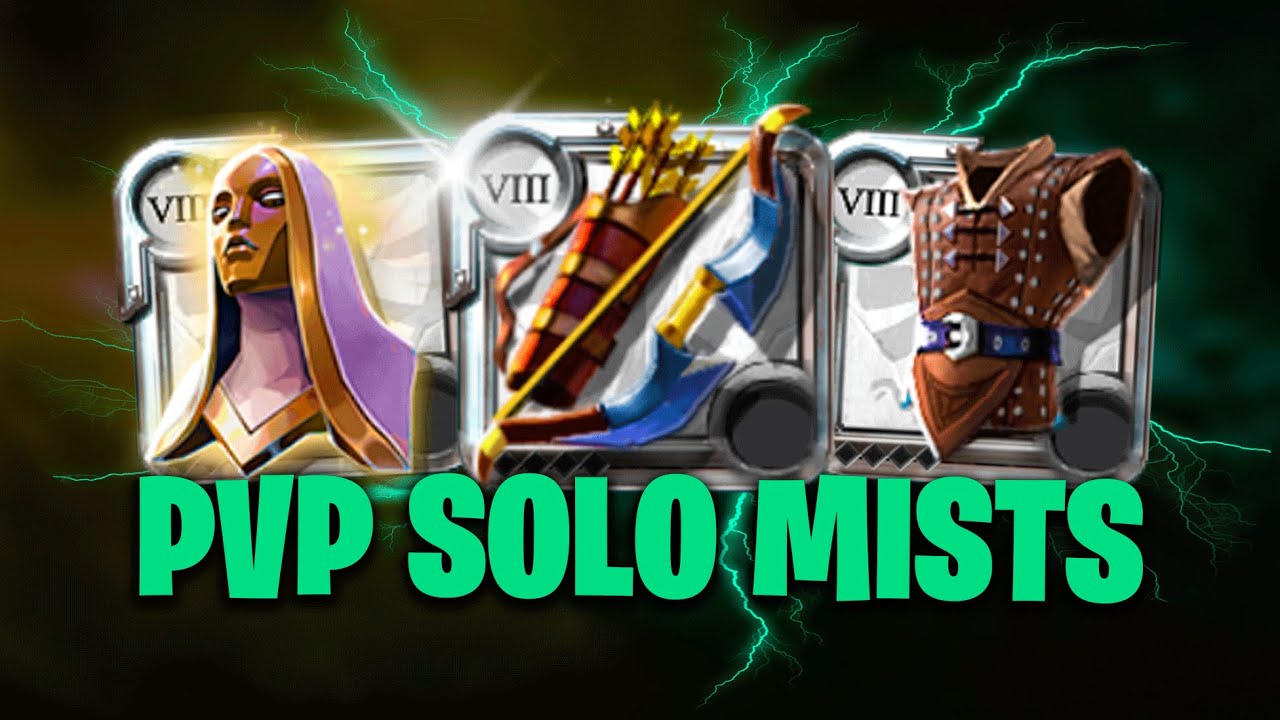 PvP Solo com Arco de Guerra T8 nas Brumas (Mists) - Albion Online
