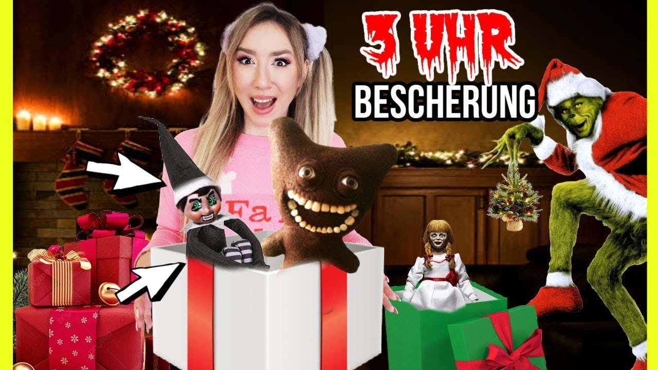 ÖFFNE niemals GRINCH WEIHNACHTEN GESCHENKE am BESCHERUNG TAG um 3 Uhr nachts (Erwartung vs realität)