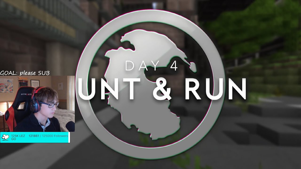 dasnerth   $100K Twitch Rivals Minecraft Hunt & Run   Day 4/4