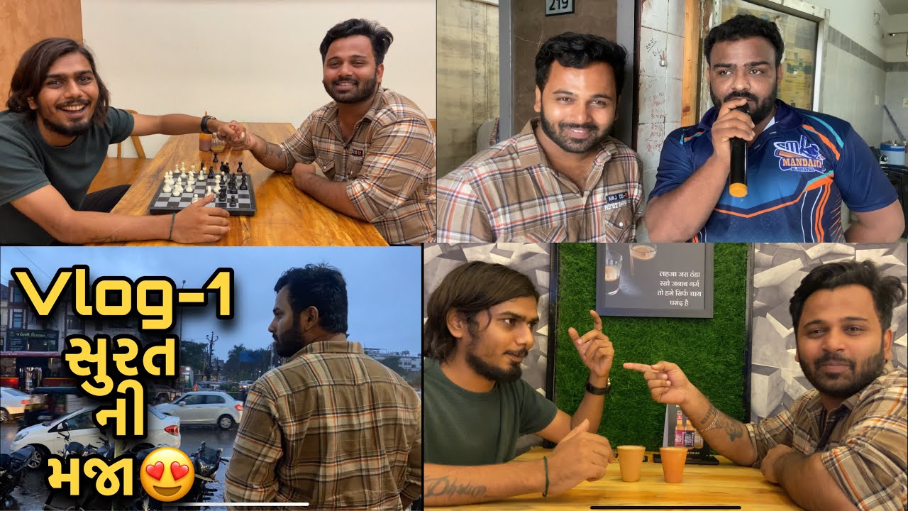 સુરત ની મજા 😍 | Surat Ni Maja With @Lalbhai7777  Sathe | VLOG 01 | Ankit Kansagara Vlog