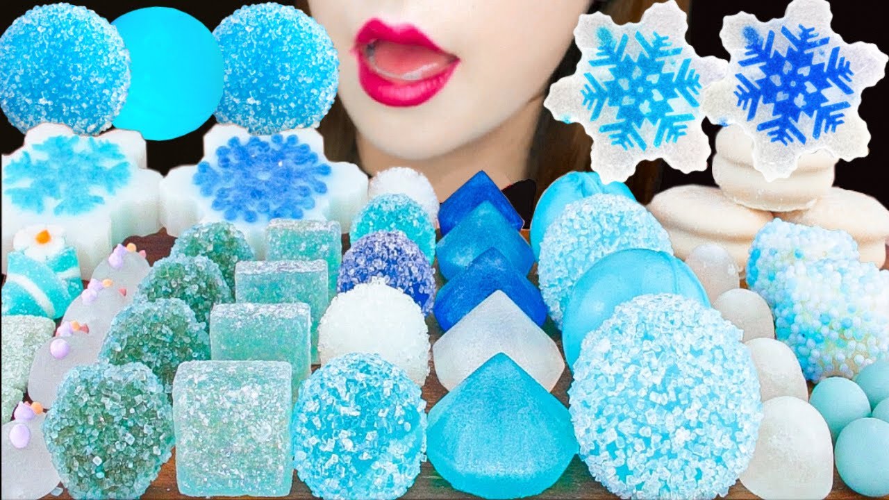 【ASMR】冬っぽいお菓子❄️ MUKBANG 먹방 食べる音 EATING SOUNDS NO TALKING