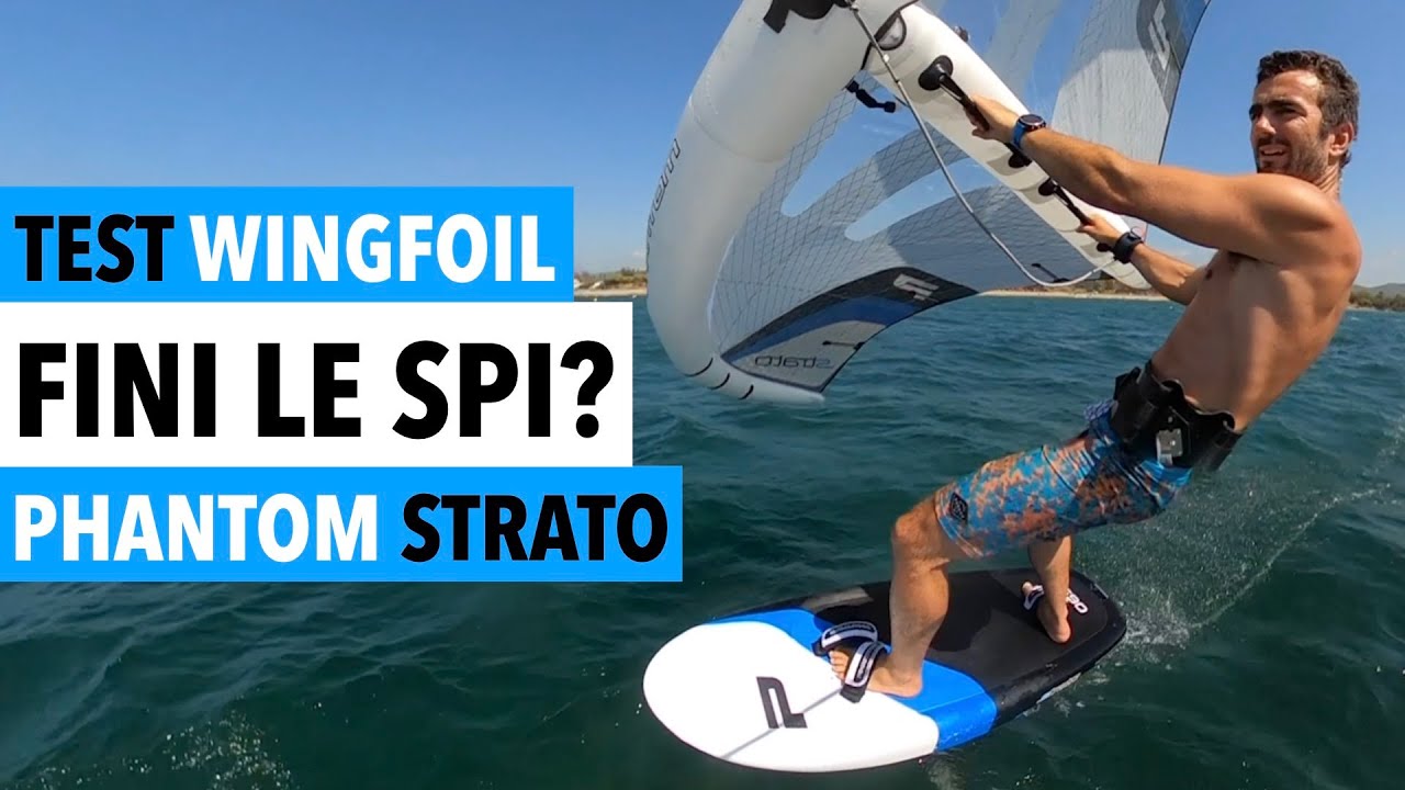 Innovation Wing foil: j'ai testé la wing Phantom Strato avec son nouveau tissu remplaçant le spi