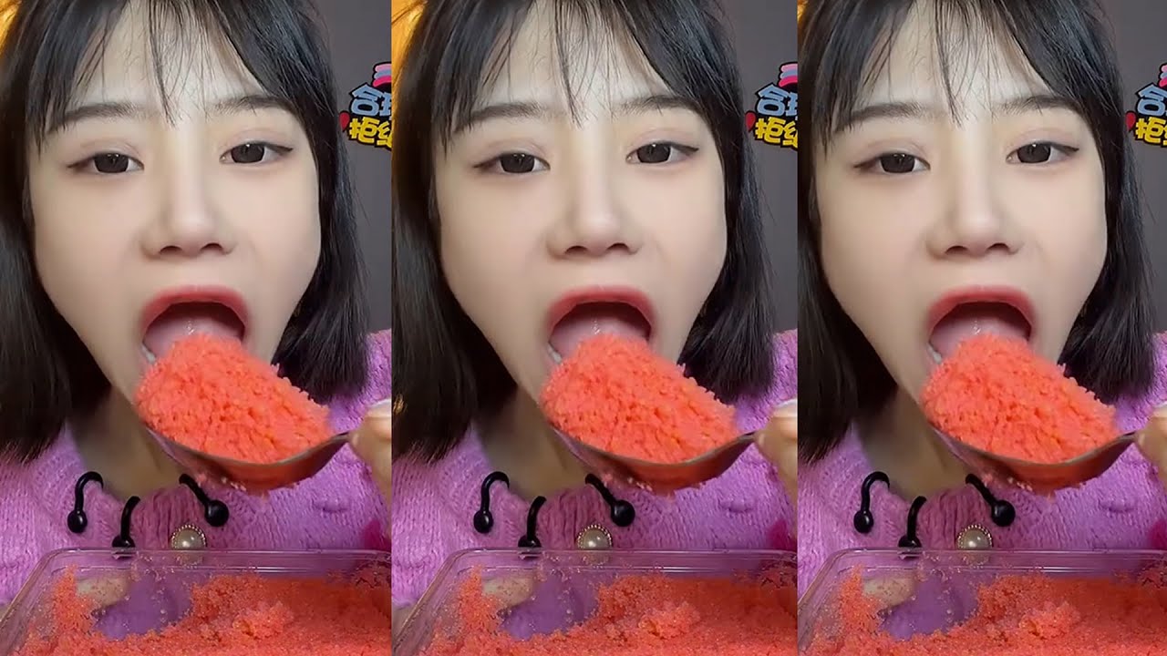 ASMR TOBIKO EGGS | FLYING FISH ROE | EXTREME EATING SOUND