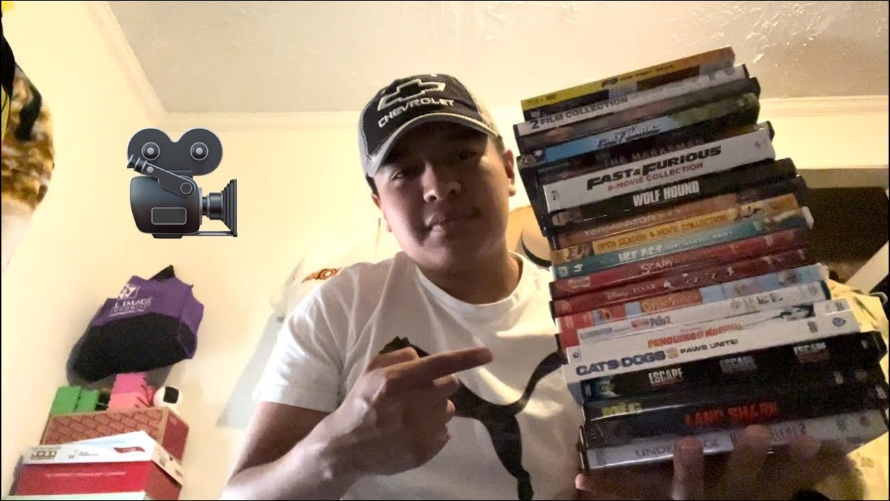 ASMR my entire movie collection