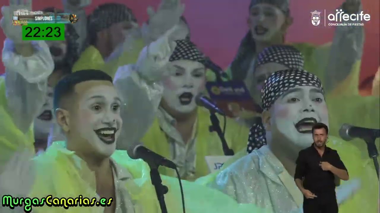 Afilarm&oacute;nica Los Simplones 2026 - Final de Murgas Adultas del Carnaval de Arrecife, Lanzarote 2026