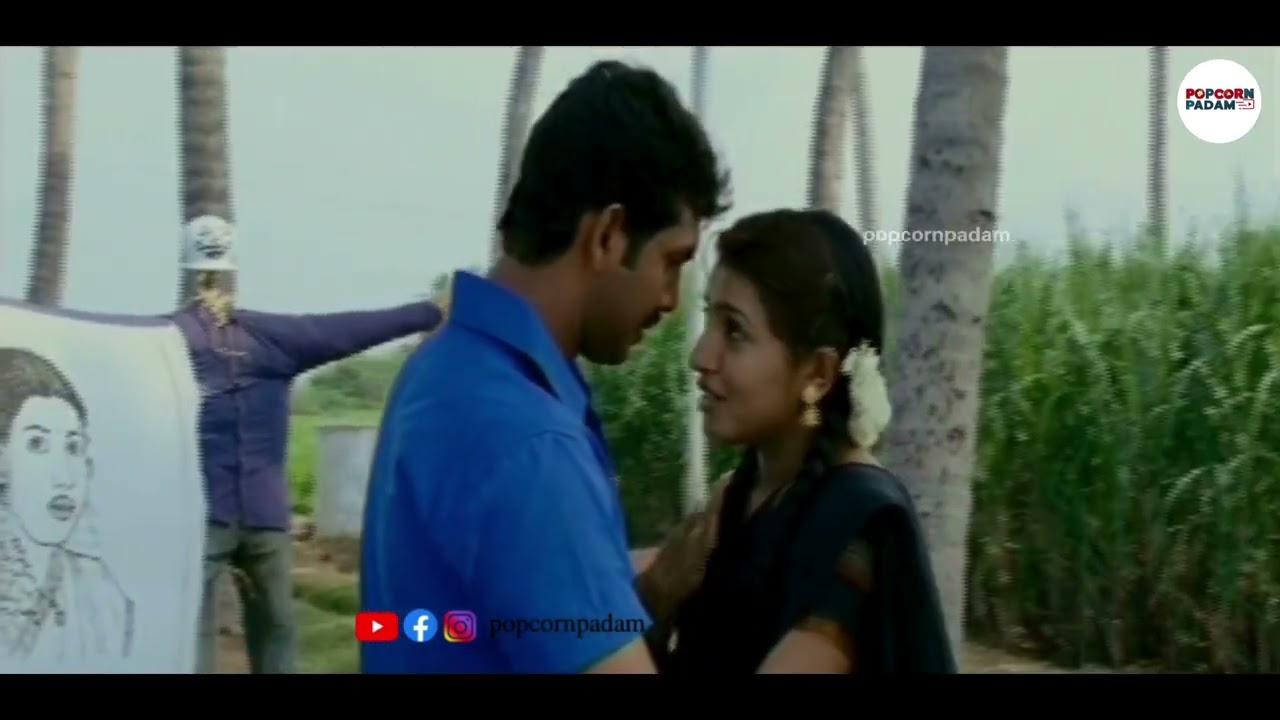 காதலுக்காக கண்ண கட்டி மஞ்சுவின் படத்தை வரையும் மருதவேலு... Maruthavelu Tamil Movie Scene 8