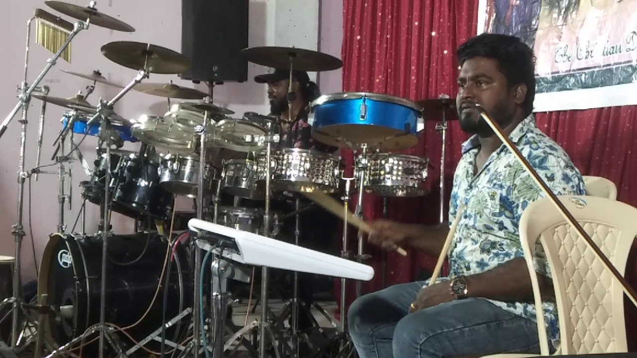 Emil playing drums ummai nambi vanthen instrumental song8825760871/9840311701