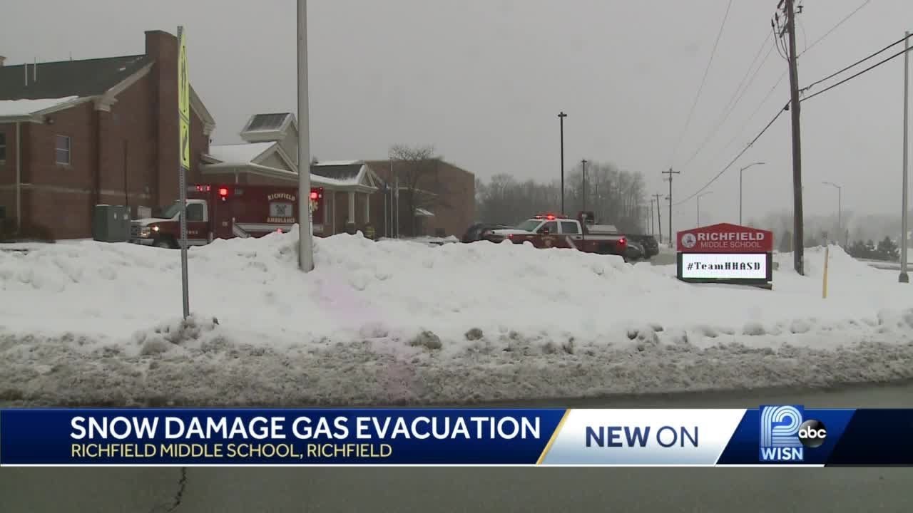 Snow damage may be to blame for gas leak, school evacuation