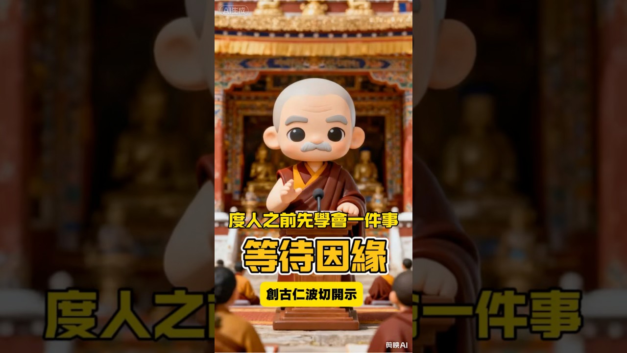 度人之前先學會一件事&mdash;等待因緣