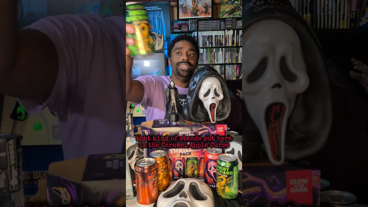 🍎🔪 I Tried Angry Orchard&rsquo;s SCREAM Thriller Pack!