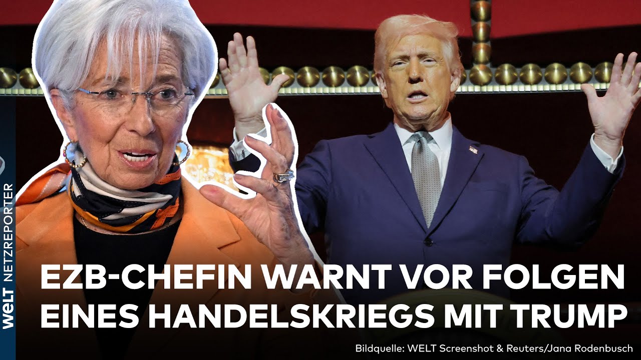 HANDELSKRIEG MIT TRUMP: EZB-Chefin Lagarde schlägt Alarm! Euro-Zone wird schwer getroffen!
