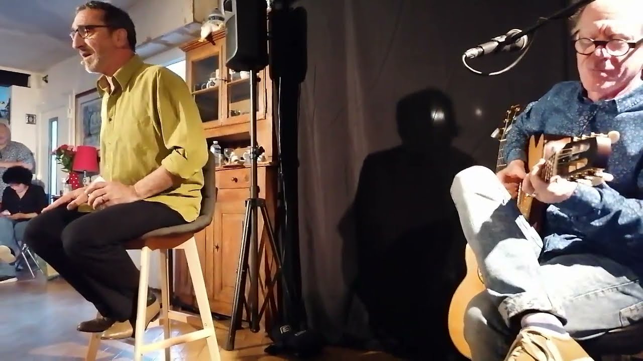 Concert à domicile à Mont-de-Marsan chez les Lebrun, avec Alain Sourigues et Jules Thévenot