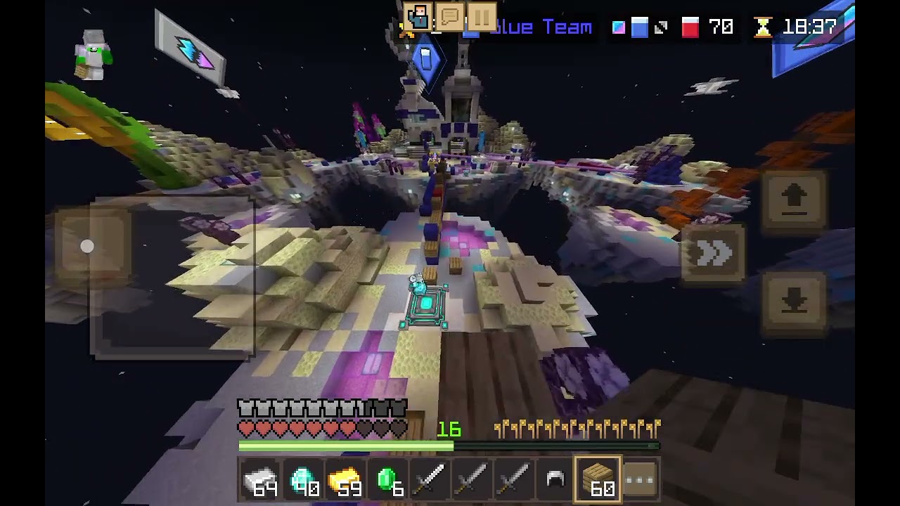 Playing hive bedwars so i can obliterate the lobby