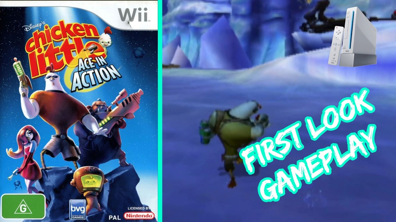 Disney’s Chicken Little: Ace in Action – Nintendo Wii Gameplay