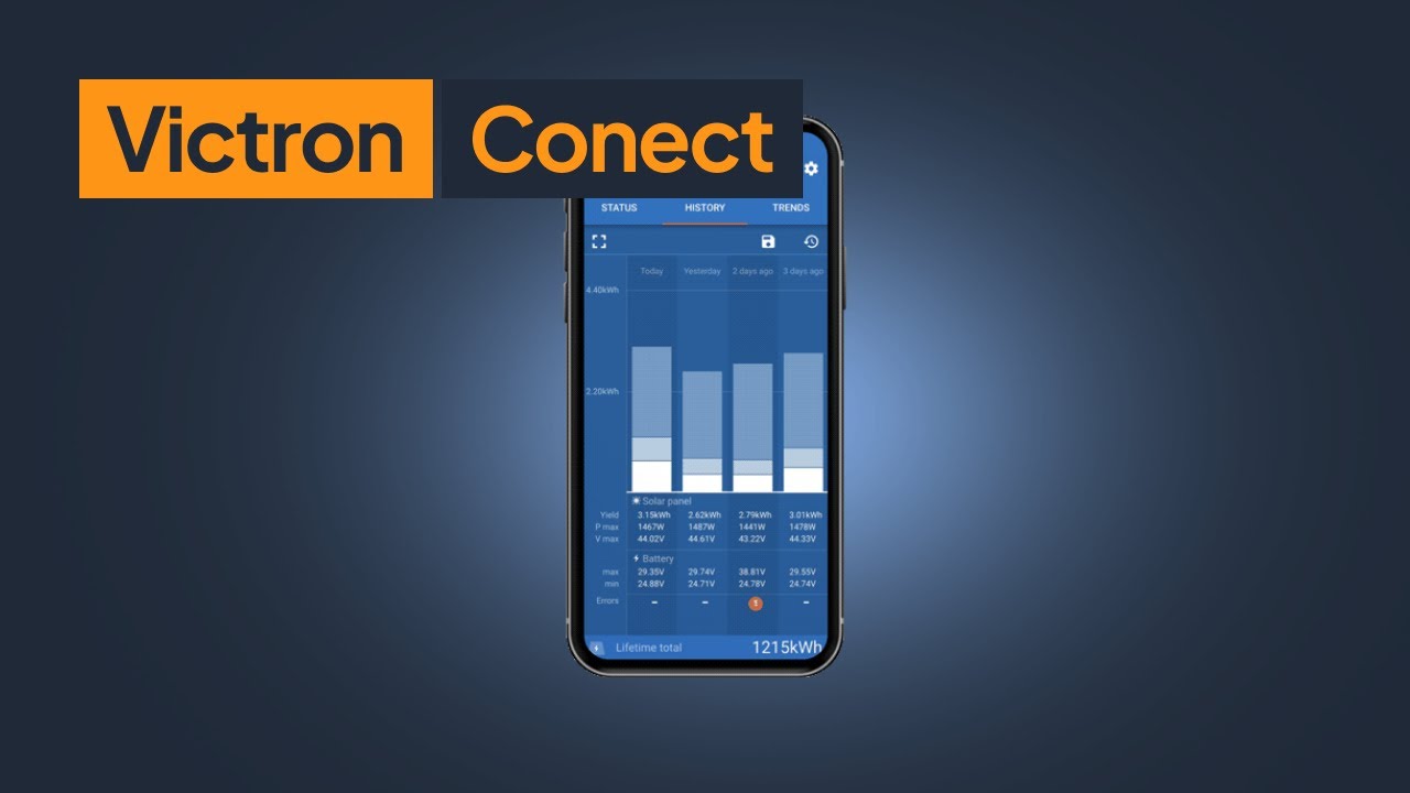 Aplikacja Victron Connect zarządzanie przez telefon