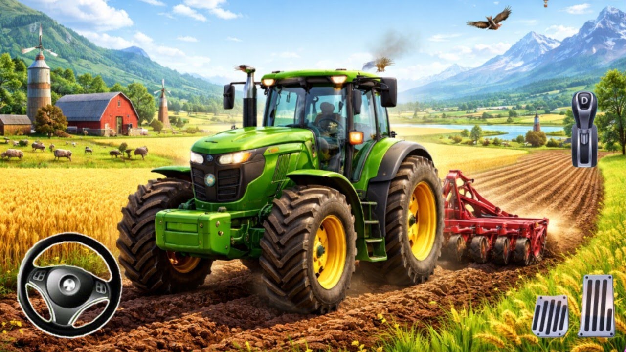 Menanam Gandum Dengan Alat Pertanian Modern - Farming simulator 24