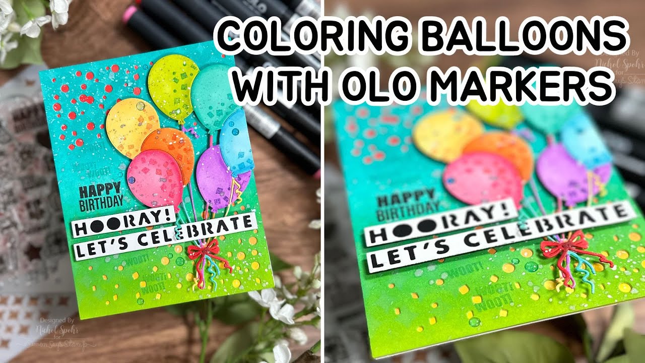 Coloring Balloons with Olo Markers (HERO ARTS)