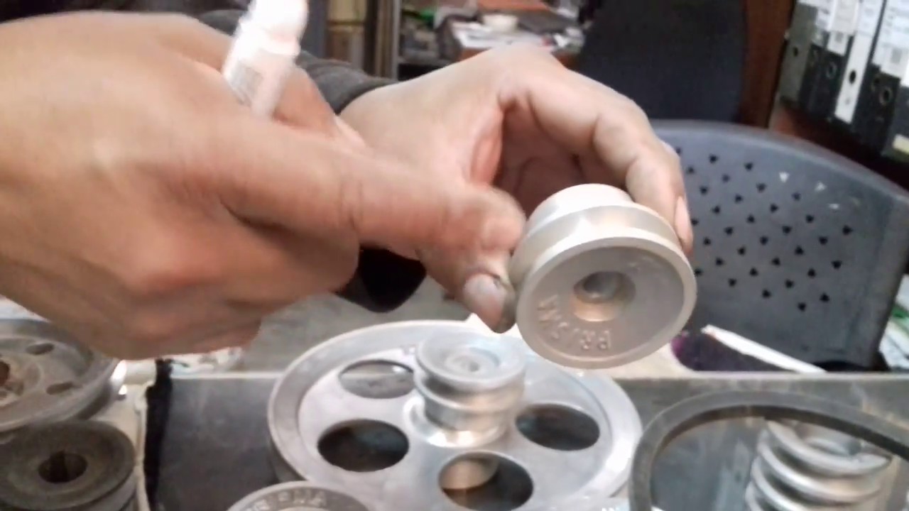 poleas de aluminio