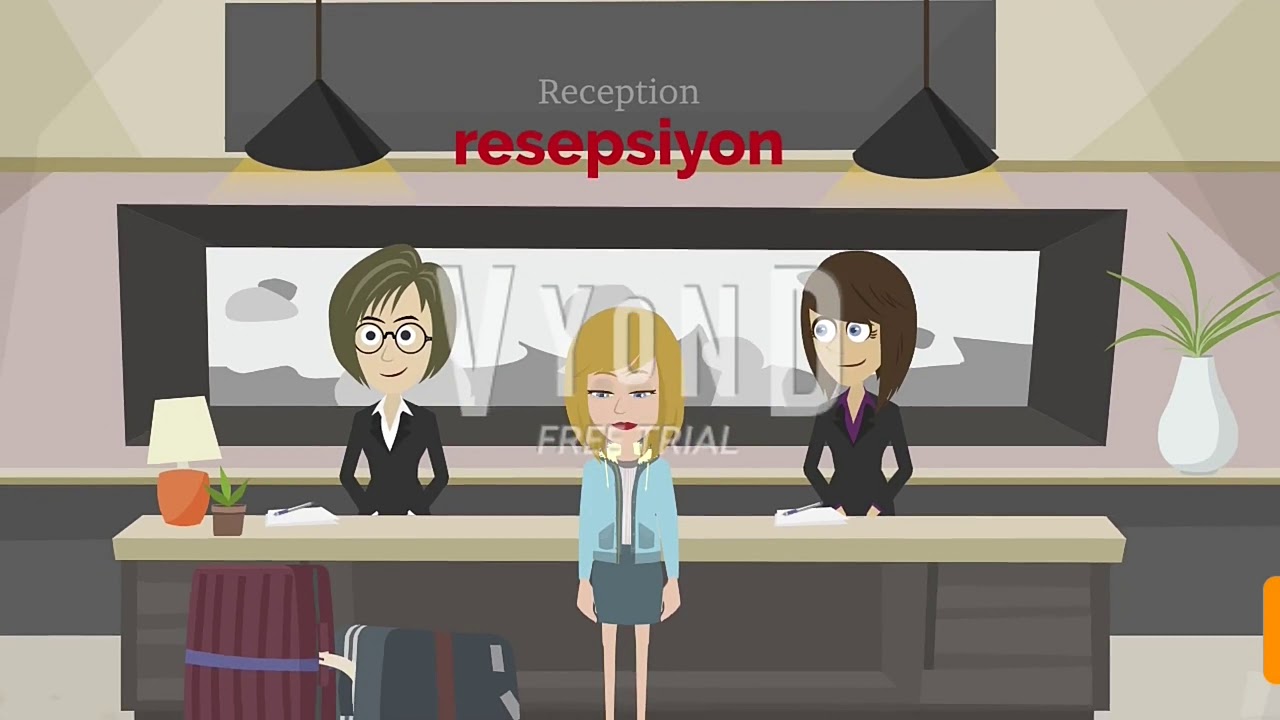 Apprenez le turc avec les dialogues / Dans l'Hôtel