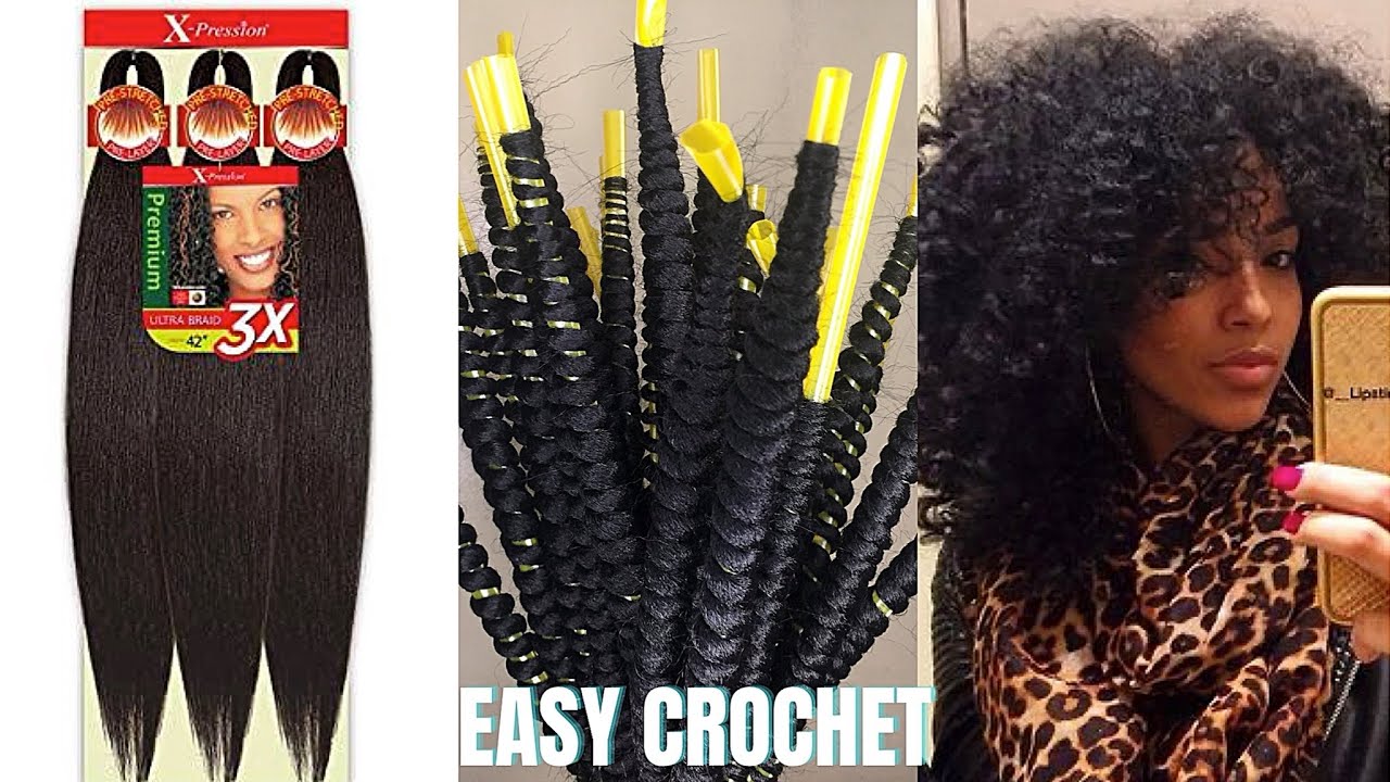 🍁🍂DIY X-pression crochet Hair| How to Crochet🌟
