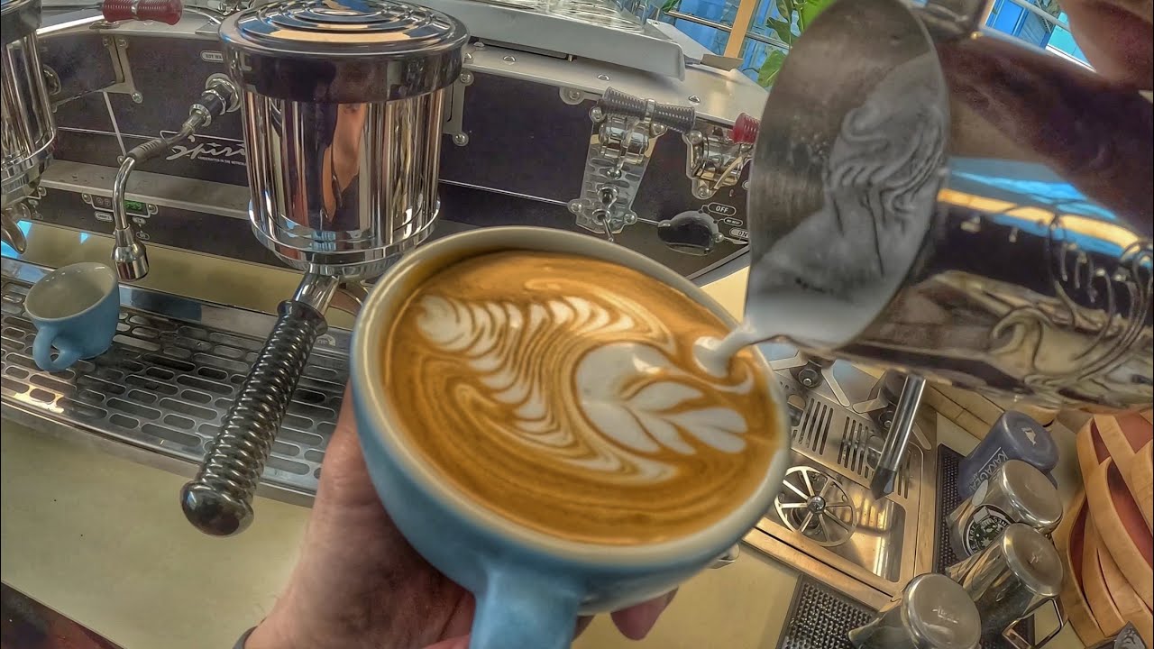 POV a solo barista working through busy morning ( Compilation )