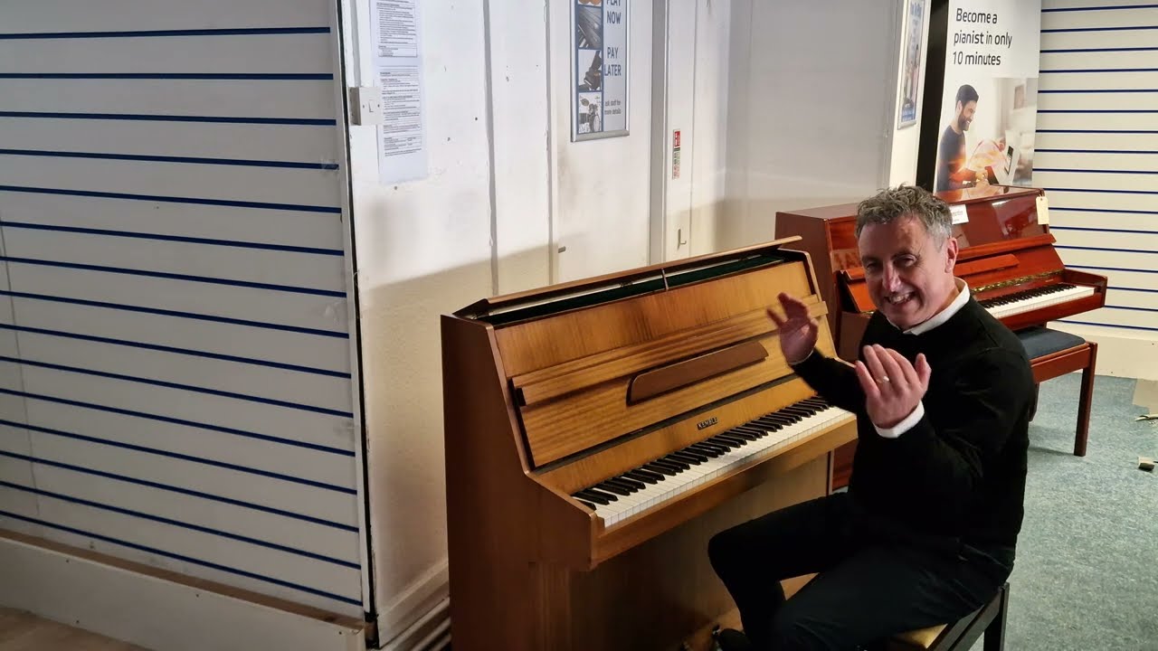 Second Hand Kemble Classic Upright Piano Demonstration & Review | Rimmers Music