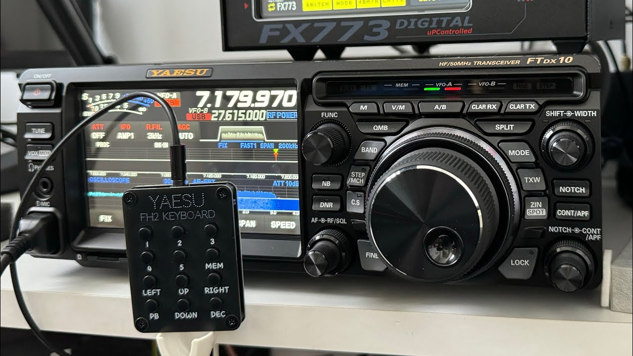 YAESU FTDX 10, TASTIERA ESTERNA PER GESTIONE MEMORIE VOCALI. (+ GUIDA MEMORIZZAZIONE E RIPRODUZIONE)