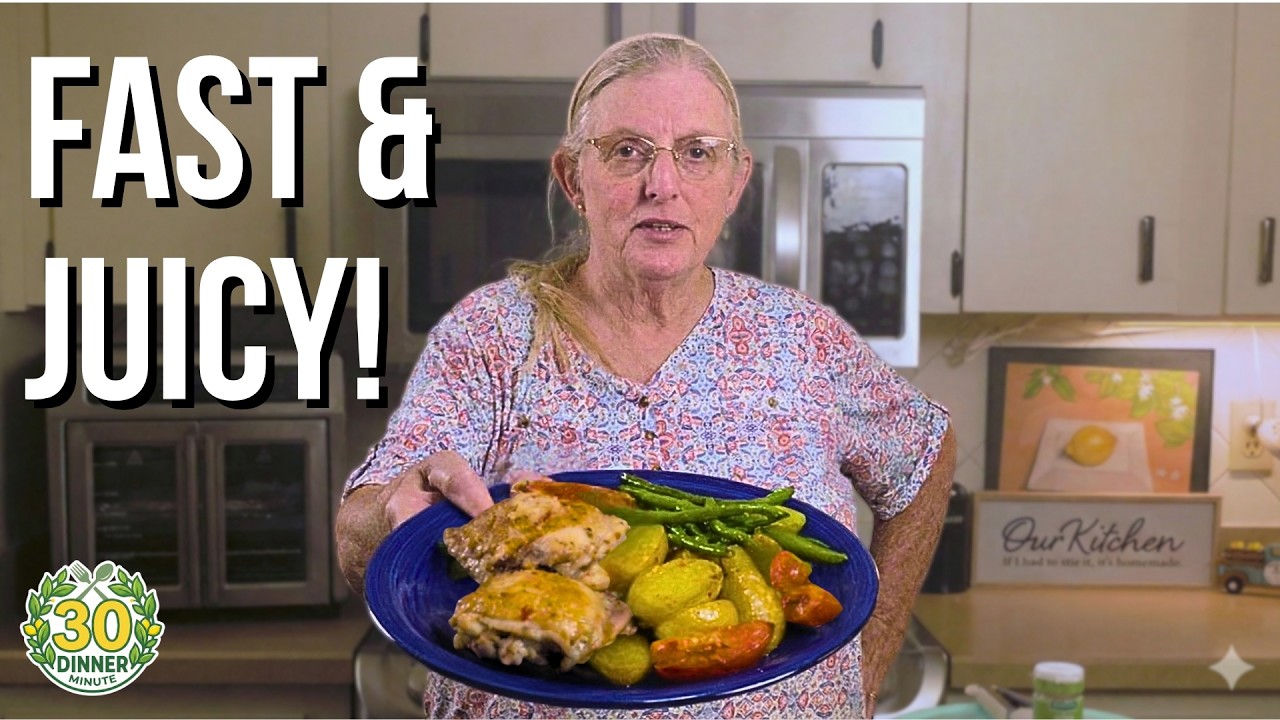 One Pan Italian Parmesan Roasted Chicken - Dinner in 30 Minutes, Tastes Incredible