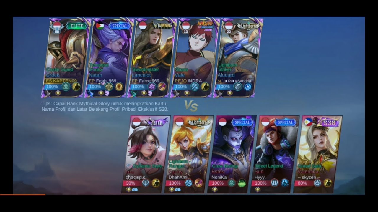 Gameplay Mobile Legends: Bang Bang (Main Rank menggunakan Hero Tank Grock)