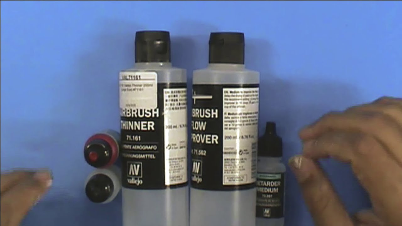 Airbrushing Vallejo Model Air Paints USING MY MIX FORMULA!
