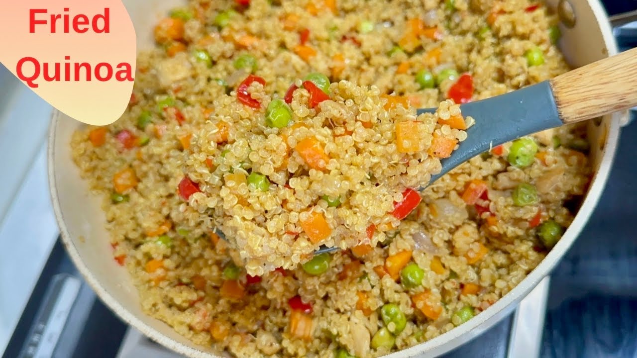 Better than Fried Rice! Quinoa with Grilled Chicken & Broccoli