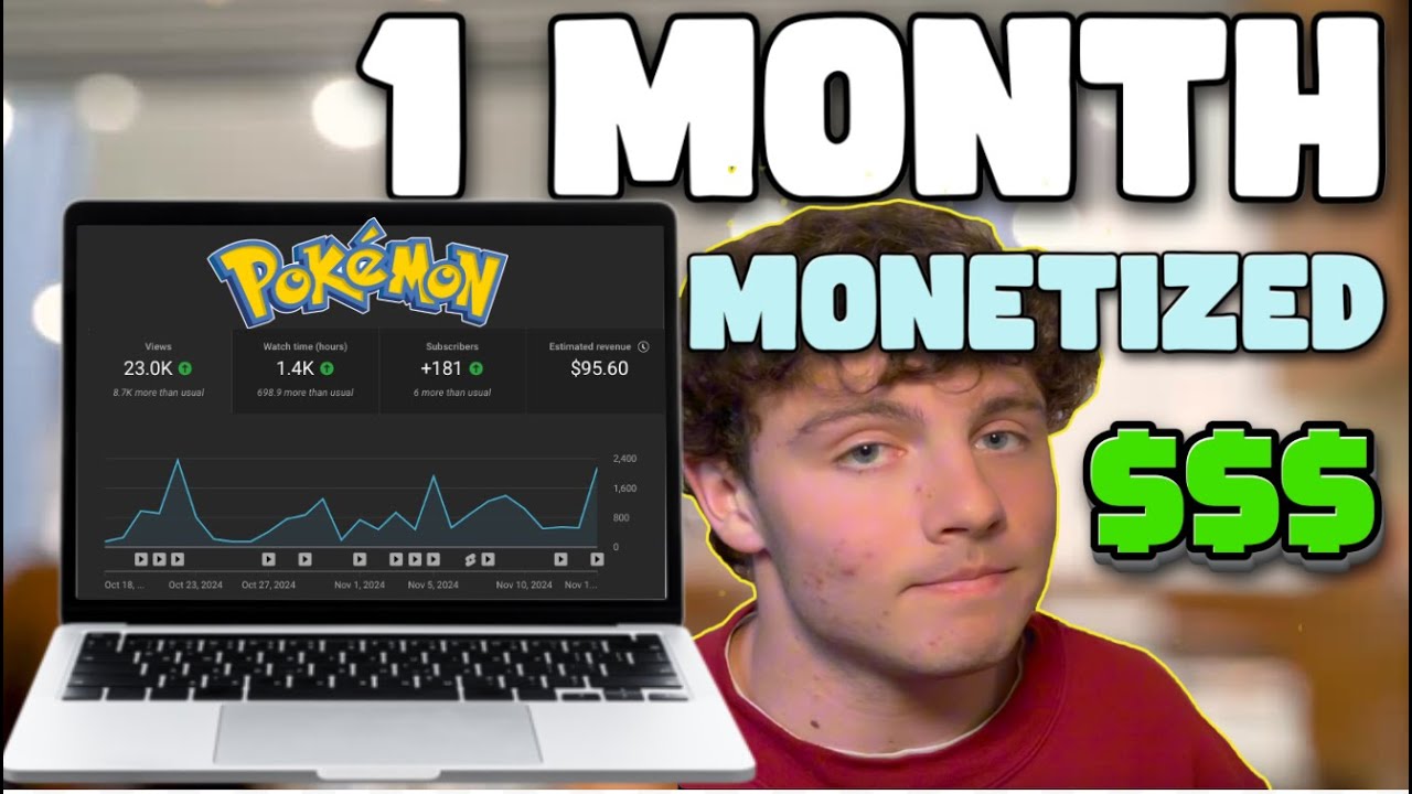 How Much I've Made in One Month as a Monetized Pokemon Investing YouTuber