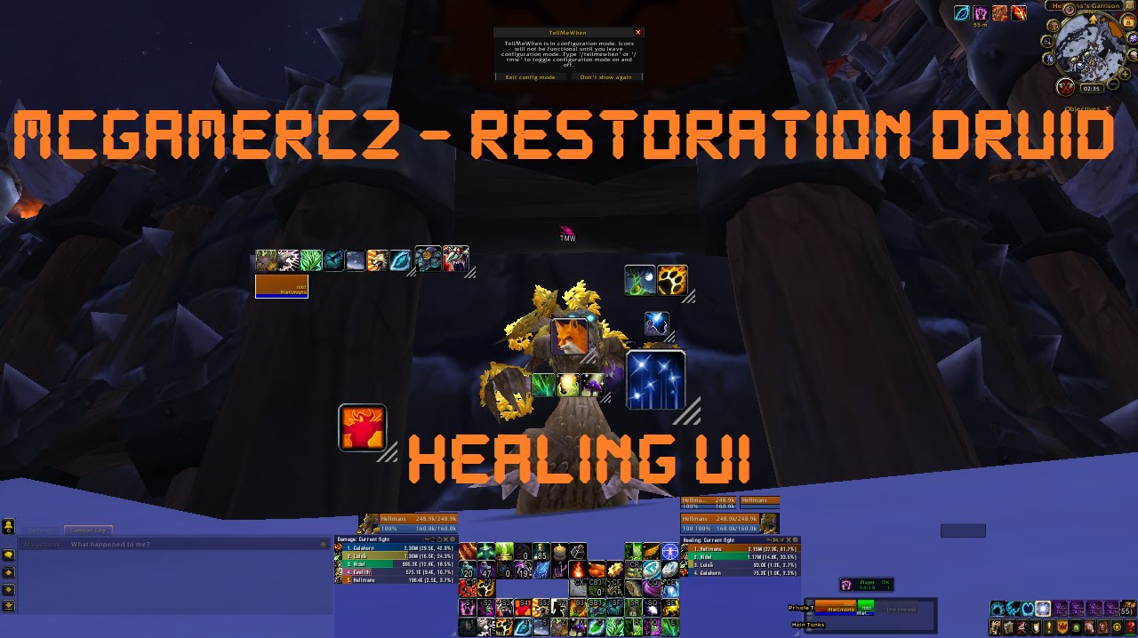 MCGamerCZ - Restoration Druid UI - 6.0.3 - Spotlight (With Download)