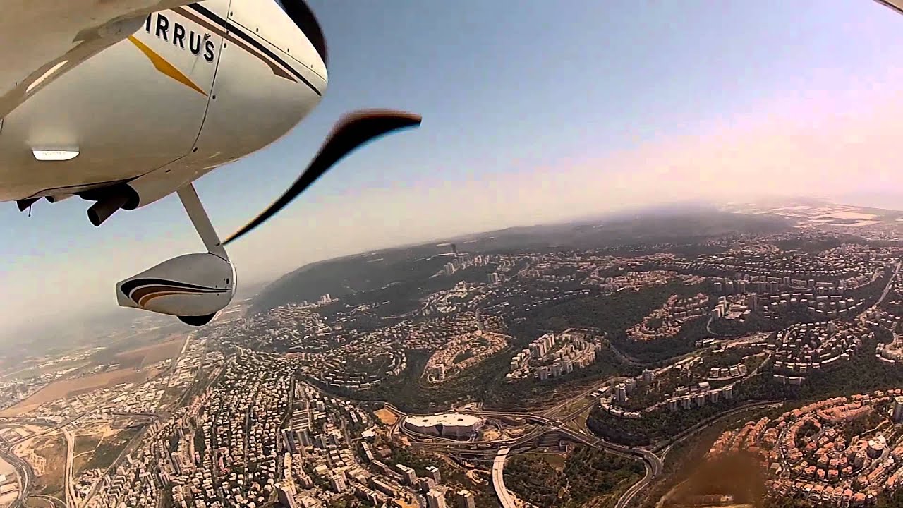 A flight over Haifa