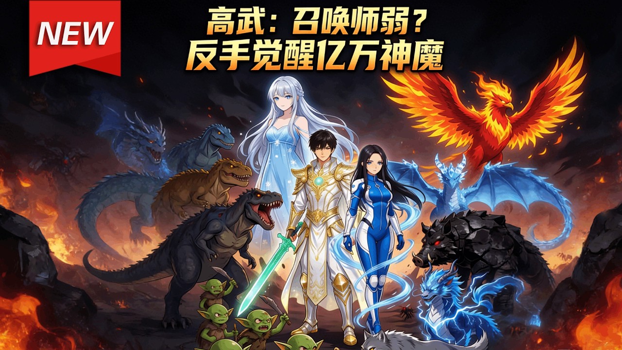 MULTISUB📢新番上线《高武：召唤师弱？反手觉醒亿万神》第1~100集丨林尘穿越高武世界，觉醒SSS级召唤天赋却被视作废物，幸得神级召唤系统绑定，实力飙升，碾压强敌，书写无敌传奇！#破晓动漫社