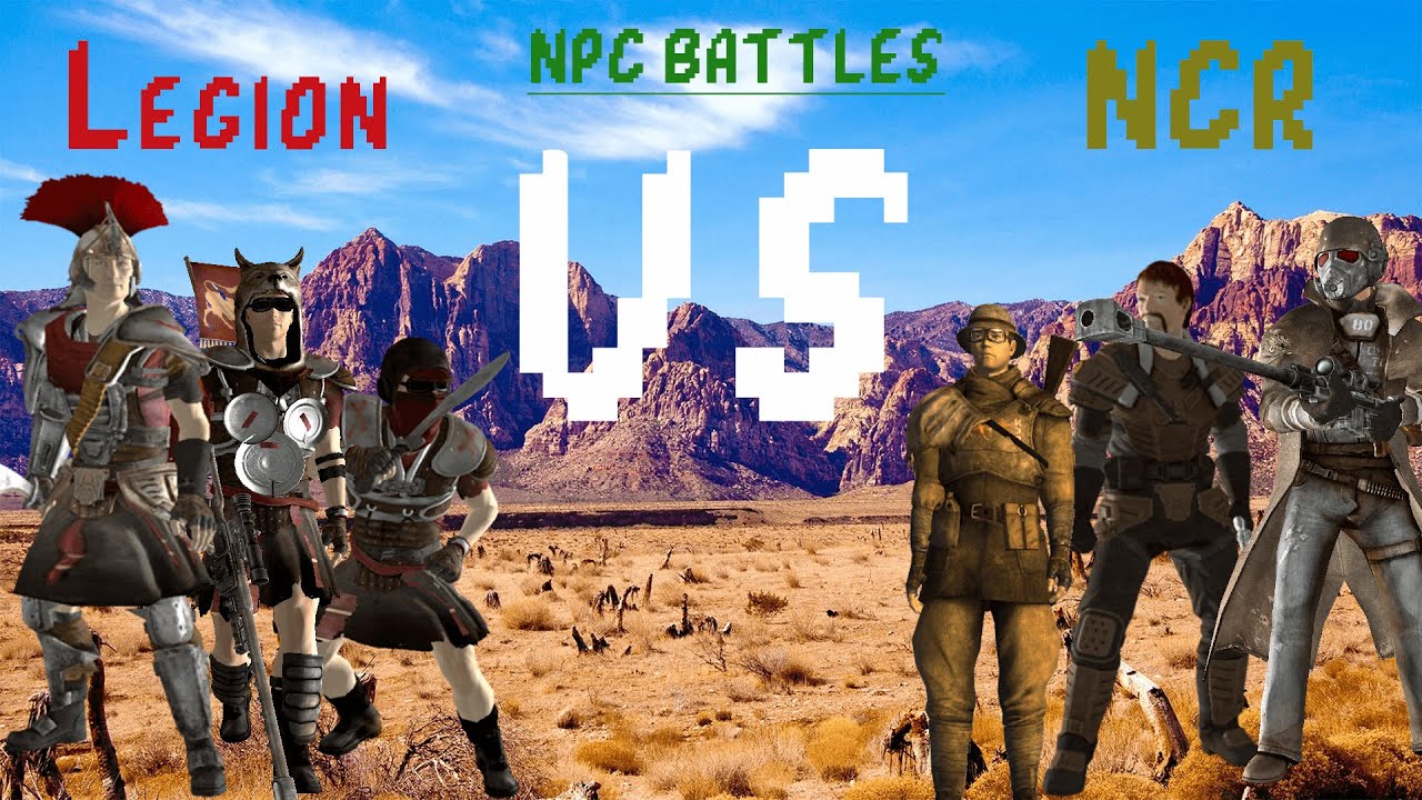 All Legion Vs All NCR | Fallout: New Vegas NPC Battles