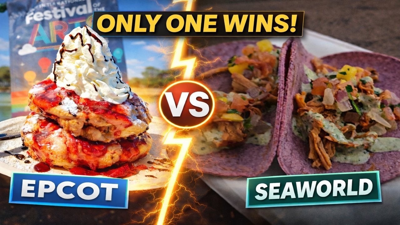 EPCOT vs SeaWorld Only ONE Park Can Win This Food Battle! 🍴🔥