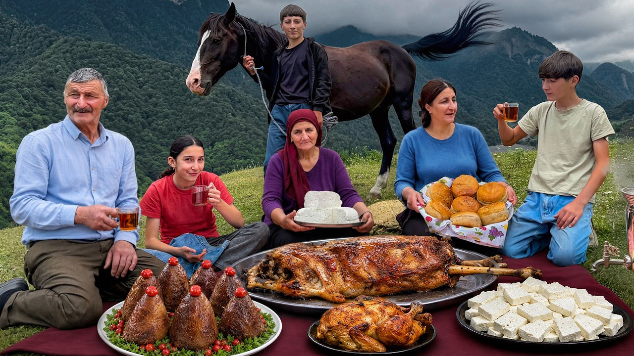 4K Moments of Farm Animals, Traditional Food and Village Life