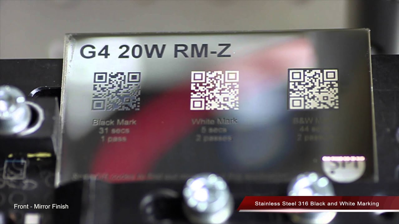 QR Code Marking on Stainless Steel