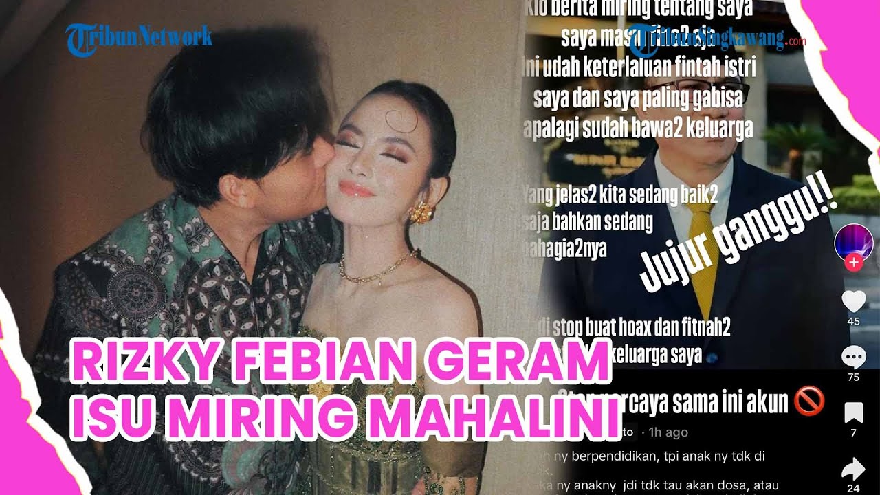 Rizky Febian Geram, Isu Miring Ganggu Kesempurnaan Pernikahan dengan Mahalini