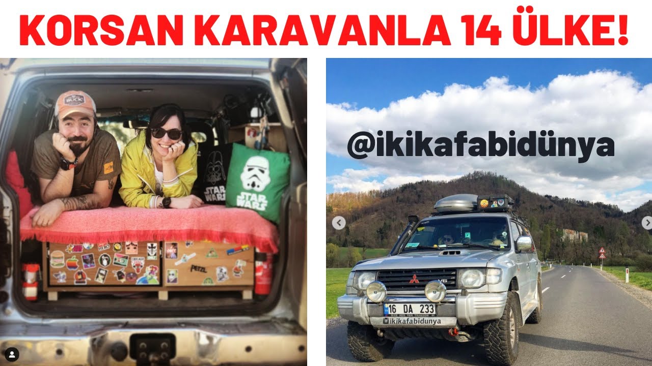 KORSAN KARAVANLA 2 AYDA 14 &Uuml;LKE | T&Uuml;M DETAYLARIYLA KAMP JİPİ @ikikafabid&uuml;nya