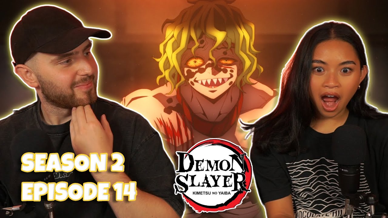 GYUTARO JOINS THE FIGHT!! - Girlfriend Reacts To Demon Slayer Season 2 Episode 14 REACTION + REVIEW!