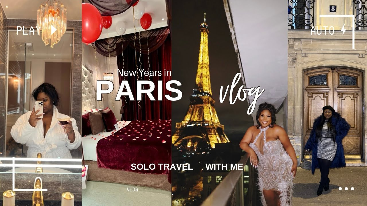 SOLO in PARIS | VLOG New Year&rsquo;s Eve by Eiffel Tower| 30th Birthday| Luxury Hotel Stay