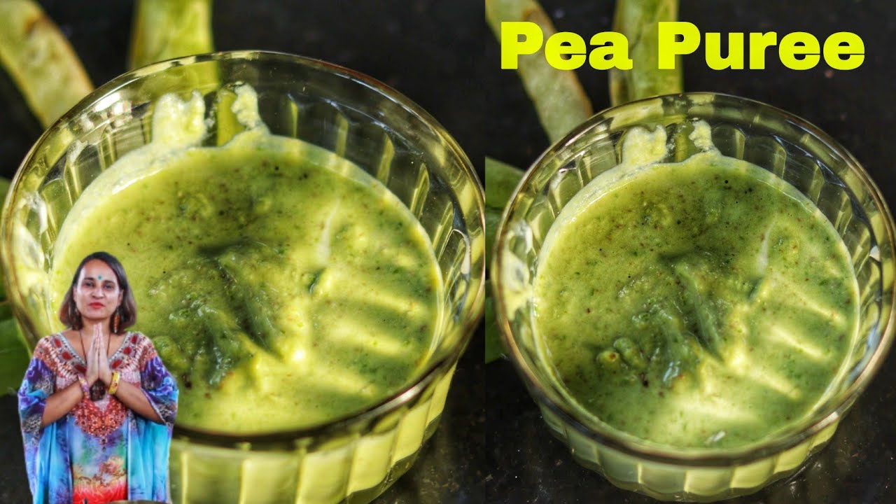 Sattvik Pea Puree Recipe | How To Make Pea Puree | Pea Pure For Babies