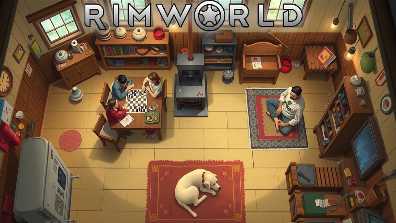 RimWorld для чайников: Выживание с подсказками чата (Второй раз, но все равно не бейте) #alex_snopa