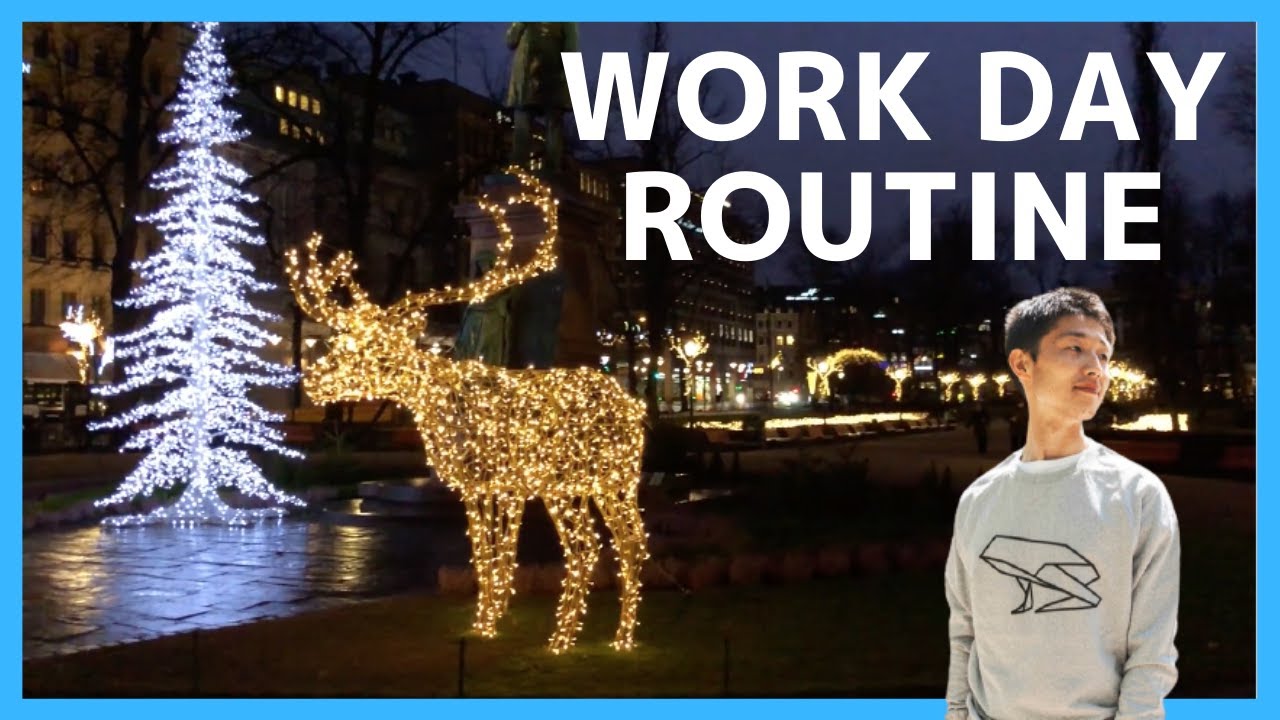 Daily Routine of 29-year-old Japanese working in Finland ［ENG sub］