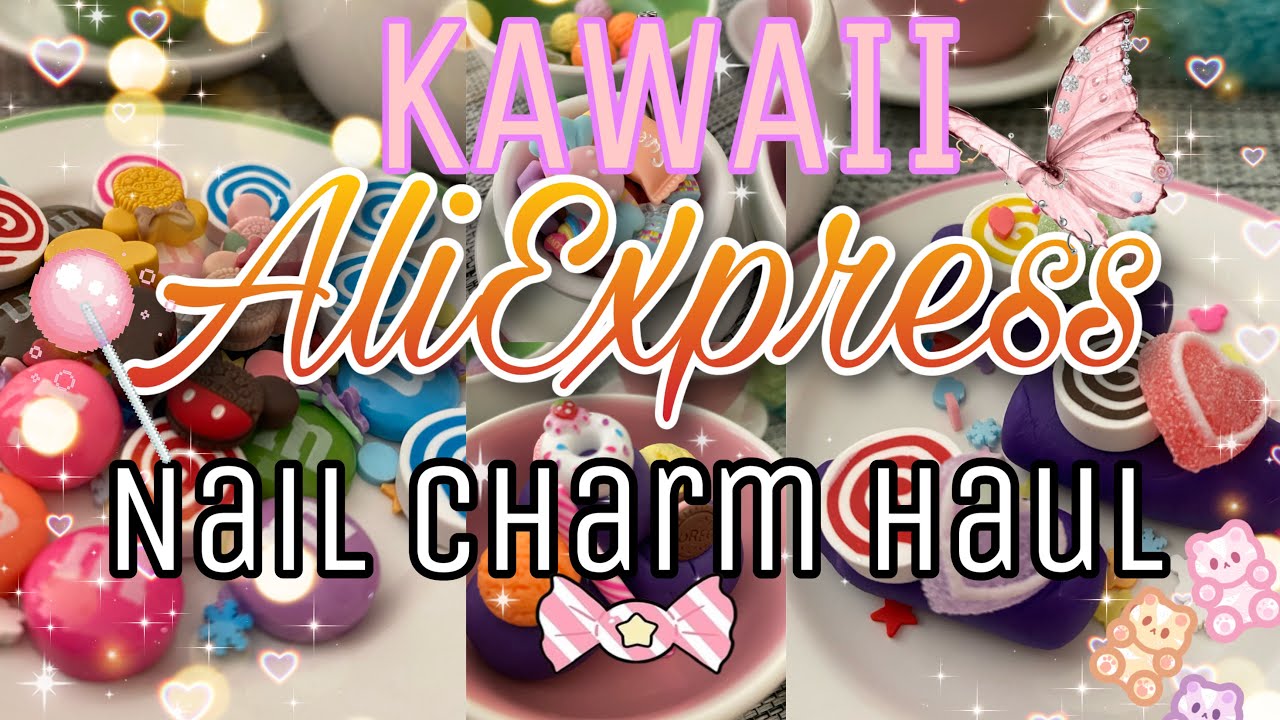 ALIEXPRESS NAIL HAUL | Cutest Charms EVER | AliExpress Nail Haul | Nail Charm Haul