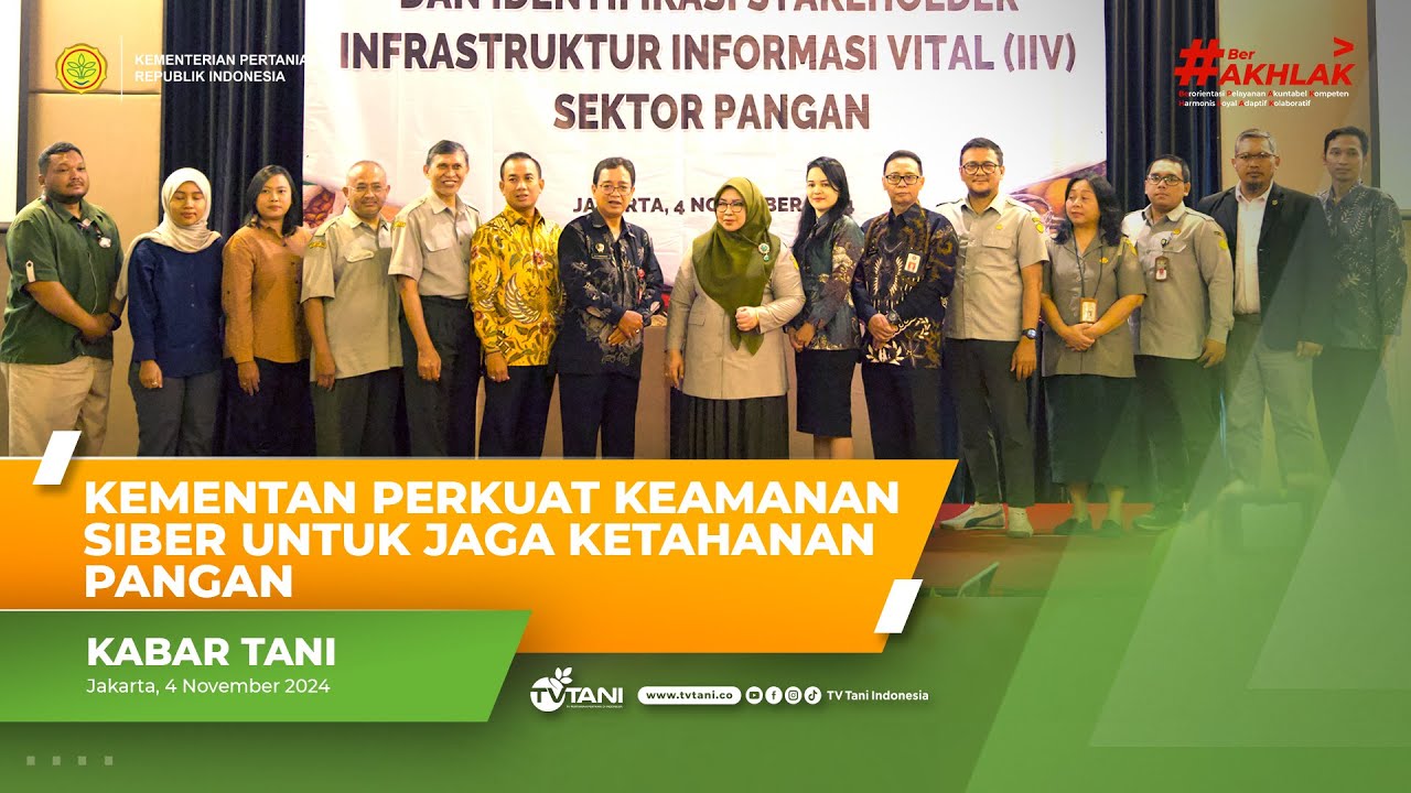 Cegah Ancaman Siber, Kementan Gelar Koordinasi Infrastruktur Informasi Vital